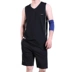Mùa hè của nam giới không tay thể thao phù hợp với lỏng bông vest quần short đồng phục bóng rổ thường kích thước lớn tập thể dục chạy quần áo