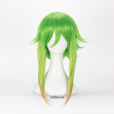 taobao agent VOCALOID V Jiashan camellia Gumi cos wig light green gradient cosplay fake hair