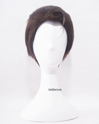 taobao agent Detroit: Change human COS fake hair becomes a dark brown B236