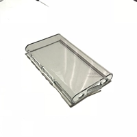 A55 Мягкая прозрачная черная+закаленная пленка+Lanyard