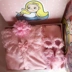 Mùa xuân và mùa hè bộ quà tặng cho bé đơn lớp mỏng phần trăng tròn trăm ngày tặng quà sơ sinh công chúa váy cotton hộp quà công chúa cho bé gái Bộ quà tặng em bé