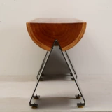 Новый персонализированный северный черный бревенчатый сад в саду Besnates Скамья