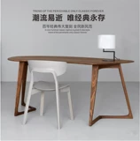 Северный креативный твердый древесина нерегулярное моделирование талии в форме стола на столовой столовой стой