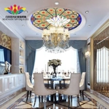 Заводские прямые продажи, чтобы сделать потолок в гостиной виллы, европейская стиль Tiffany Art Glass Count Color Dome