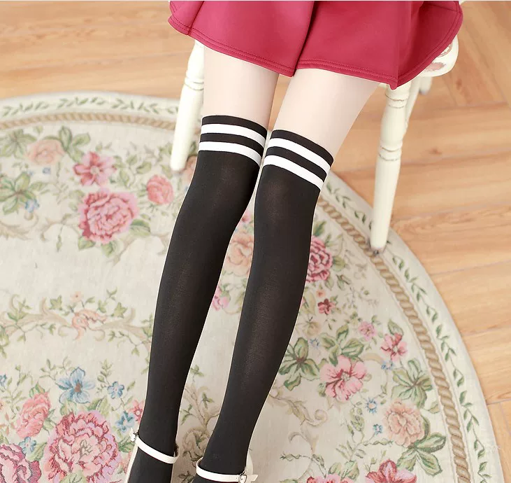Thin sexy tights, base high boots, Korean style