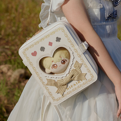 taobao agent [Flowing group, please refund] Alice Book Book Painful Backpack BJD Cotton Doll OB11 Babes