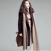 Hàn Quốc mùa thu và mùa đông khí chất mới của phụ nữ áo len mỏng áo len dài nữ - Trung bình và dài Coat Trung bình và dài Coat