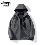JEEP SPIRIT Демисезонный жакет подходит для мужчин и женщин, ветрозащитная альпинистская куртка для влюбленных, увеличенная толщина, «три в одном»