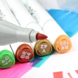 Дизайнерский маркер для школьников, полный комплект, ручная роспись, 36 цветов, подходит для начинающих