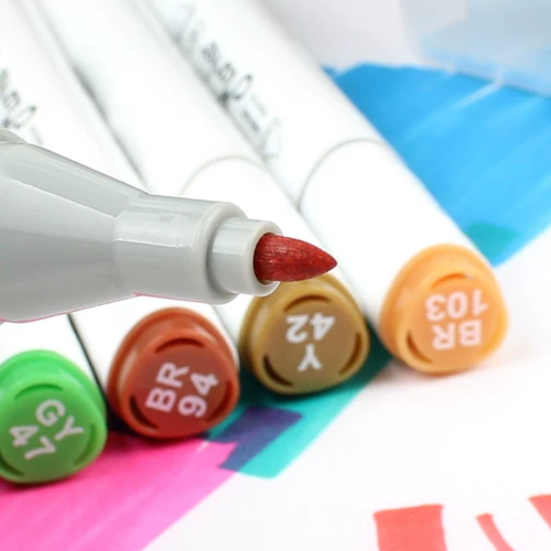 Дизайнерский маркер для школьников, полный комплект, ручная роспись, 36 цветов, подходит для начинающих