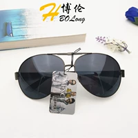 Nam kim loại đơn giản khung kính mát bán buôn 蛤蟆 gương thủy triều mát mẻ cổ điển phong cách sunglasses UV khuyến mãi kính râm nam