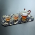 Khăn trải giường bằng vải lanh Zen khăn trà nhỏ khay trà Nhật Bản trà khô cờ trà mat Mat Kung Fu trà phụ kiện - Trà sứ