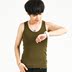 Mùa hè vòng cổ I-in hình vest của đàn hồi cơ thể chặt chẽ mát thoáng khí mồ hôi thấm chặt chẽ-fitting close-fitting kích thước lớn áo Lót