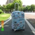 Phim hoạt hình phiên bản tiếng Hàn của mã khóa hộp hành lý xe đẩy nam và nữ sinh viên đại học cá tính caster vali dễ thương vali vải Va li