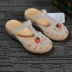 Mùa Hè Nữ Croc Giày Sandal Giày Đi Biển Sinh Viên Bệnh Viện Y Tá Giày Nhóm Mua Đế Dày Size Lớn 40-41 Size Nhỏ 33-34 dép phòng sạch 