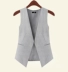 Châu âu và Hoa Kỳ 2018 mùa hè mới vest phụ nữ áo ngắn mùa xuân vest vest dụng cụ vest nhỏ kích thước lớn vest triều