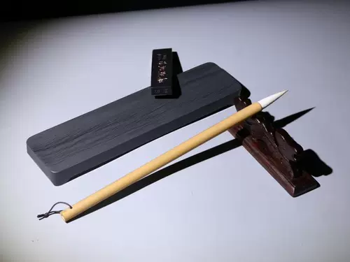 Вермикулит чернила, чтобы сделать чернильные чернила, чернила, чернила, 歙 砚 砚 Натуральные грубые гуманитарные принадлежности 砚 台 托 чашка