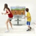 Wii somatosensory trò chơi máy wii nhà tv giải trí tương tác thể dục gia đình trò chơi đôi sẽ lưu trữ wiiu