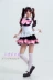 Trang phục hầu gái đen Akihabara phục vụ đêm bia chị COSPLAY anime show game trang phục - Cosplay