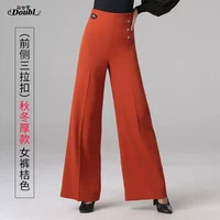 Новые (три пряжки впереди) женские брюки с апельсиновыми толстыми моделями