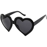Легкие милые брендовые солнцезащитные очки в виде сердечка, подарок на день рождения