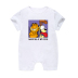 Quần áo trẻ em ngắn tay mùa hè 0-3-6-9-12 tháng Garfield bé romper cotton dễ thương - Áo liền quần body chip cộc tay cho bé 0-12 tháng tuổi Áo liền quần