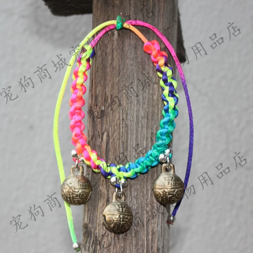 Ожерелье, медный плетеный колокольчик ручной работы, домашний питомец