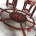 Bàn ghế gỗ gụ Lào bàn gỗ hồng đỏ tròn bộ chín mận hoa bàn giải trí trống bàn Sian rosewood - Bộ đồ nội thất
