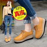 Туфли в английском стиле на платформе, повседневная обувь, коллекция 2021, тренд сезона, в британском стиле, из натуральной кожи