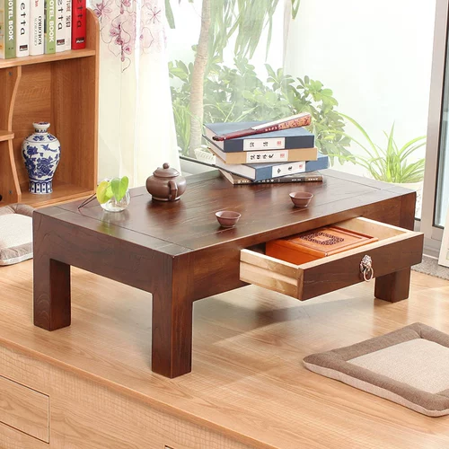 БЕСПЛАТНАЯ ДОСТАВКА Японская стиль татами журнальный столик с твердым деревом столов с антикварными столами по крикету, несколько коротких столов, простые маленькие столы