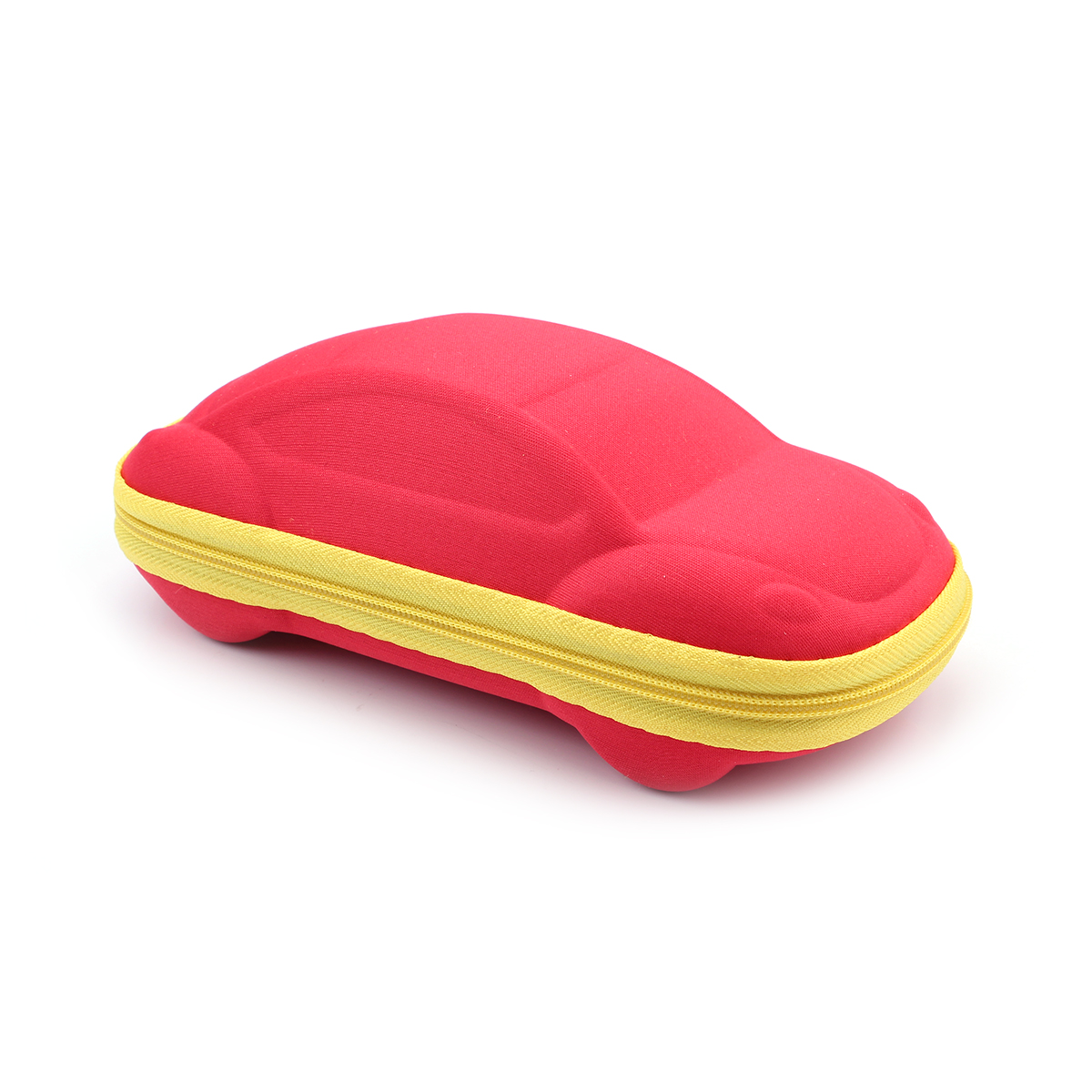 2 & Red + Yellow Chains (No Hook)2 individual a car glasses case Cartoon automobile Model children Sun glasses Box lovely zipper bag Toy box