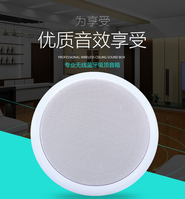 41 92 Heavy Bass Wireless Bluetooth Ceiling Loudspeaker Embedded