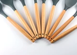 Silicone Spatter Soup Spoon не повредит лопату в горшка, длительность гемо -цифровой выши