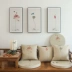 Trung Quốc phong cách Trung Quốc sen vải lanh phong cách ghế sofa văn phòng gối đệm có thể tháo rời và có thể giặt - Trở lại đệm / Bolsters
