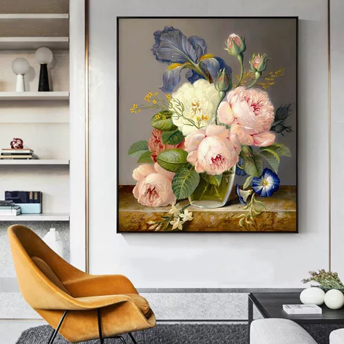 Цзяо Ян хочет бросить пиони цветы, картинки Cross Emelcodery 2020 Новая вышиваемая вышива