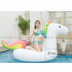 Siêu lớn kỳ lân flamingo cầu vồng Pegasus nước bơm hơi nổi giường nổi hàng bơi thiết bị bơi biển phao tay intex Cao su nổi