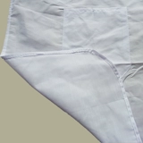 Белый истинный текстильный фартук продовольственный завод по заводу за фабрику защитных талии Limp Pocket Simple April Workshop Мужские женщины