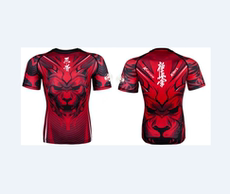 Форма для каратэ 新款极真空手道训练服极真会短袖紧身t