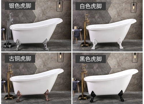 Акриловая двойная изоляционная ванна Независимая ванна дома Confealed Bathtub net Red Bantbeb