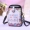 Túi đựng điện thoại di động nữ 2018 mới thủy triều xéo túi nhỏ Phiên bản Hàn Quốc của vụ nổ hoang dã dễ thương dễ thương ví túi điện thoại di động