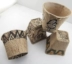 Nhỏ tám Lazi sáng tạo DIY bột giấy chậu hoa trắng với bột giấy vẽ tranh vật liệu nghệ thuật handmade 10 Túi