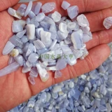 7 ~ 9 мм 100 грамм натурального синего шалкедона, измельченный гравий натуральный фиолетовый нефритовый бонсай бонсай камень рыба камень камень