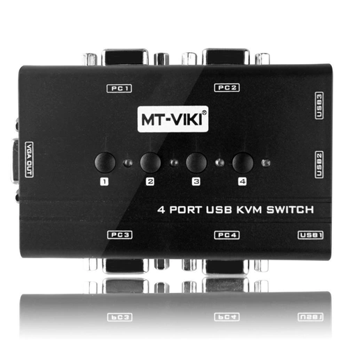MT-460KL KVM Switch 460Kl KVM Руководство по USB 4 в 4 в 1 в 1 VGA Computer Mouse Mouse Device