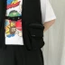 ALUO Ami nhiều túi dụng cụ dụng cụ vest vest Nhật Bản công cụ retro Nhật Bản vest nam và nữ - Dệt kim Vest