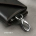Nam giới kinh doanh da mềm mềm đôi khóa móc túi thắt lưng treo dung lượng lớn bộ khóa thay đổi vị trí thẻ vị trí thẻ túi đựng chìa khóa chống nước Trường hợp chính