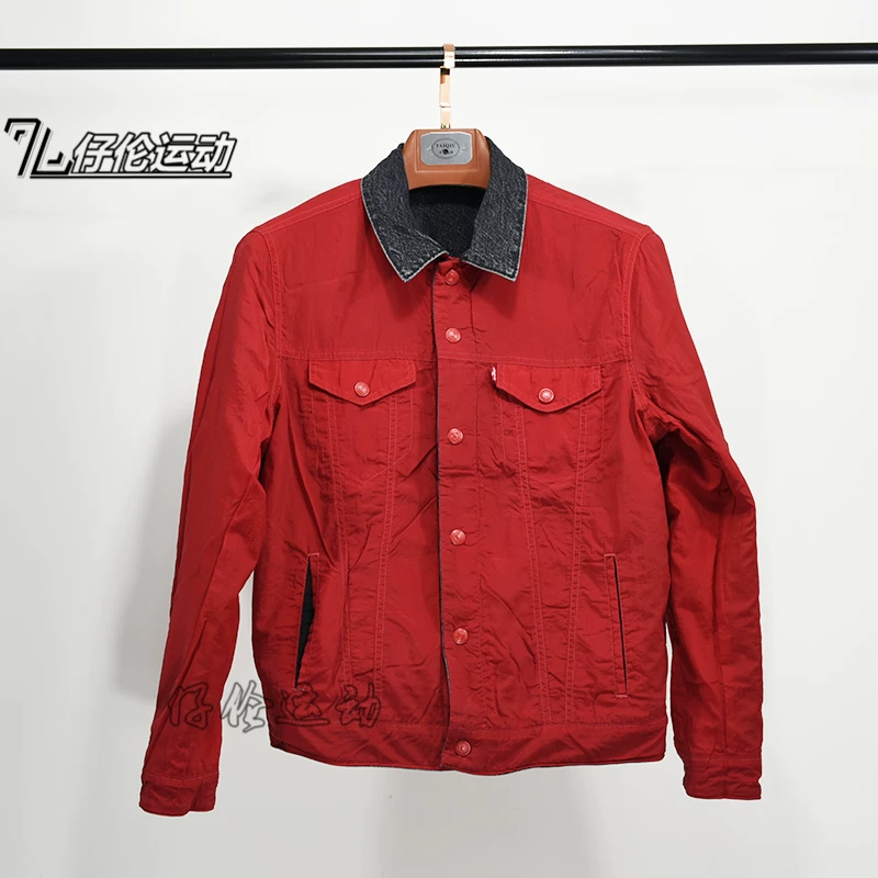 Spot LEVIS X Air Jordan 4 AJ4 деним курткаLivis Joint AO2571-401