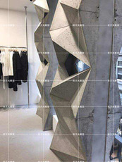 Другие настраиваемые украшения 泡沫雕塑几何体形立体多面形外墙异形造型水泥构件工厂定制直销