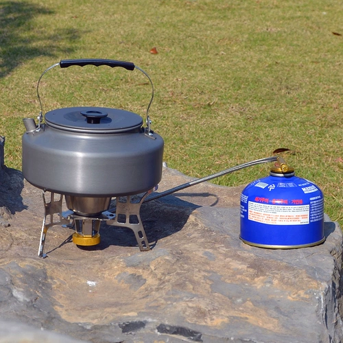 Laoshan Outdoor Wind -Raypressy Restostry Termd Портативная портативная дикая печь печи Titanane Tingn Бензобак печи печь печи