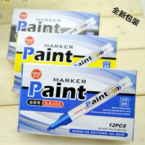 Toyo Paint Pen Sa-101 Auto Repair Pen Graffiti Pens Signature Pen White Marking Pen