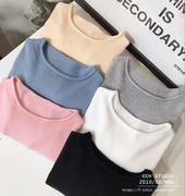 [Bà Money] Sydney tùy chỉnh phần mỏng đan ngắn tay t-shirt nữ mùa hè ăn mặc Han Fan cơ sở cardigan áo sơ mi